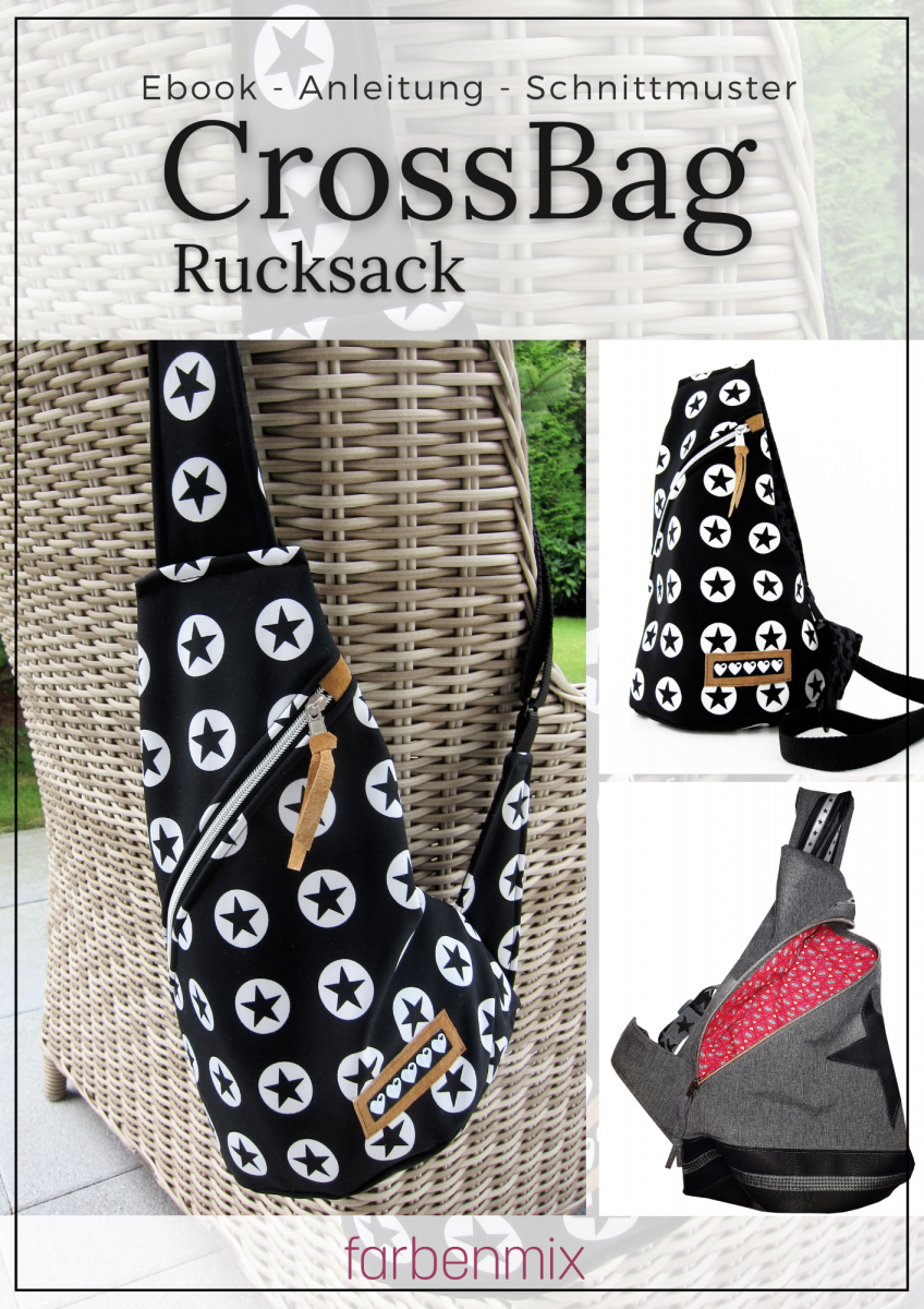 Crossbag Rucksack N Hen Ebook Mit Pdf Schnittmuster Farbenmix