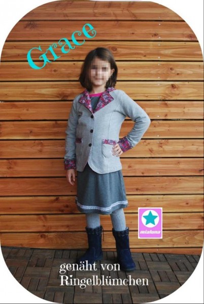 Grace, Kinderblazer, Schnittmuster
