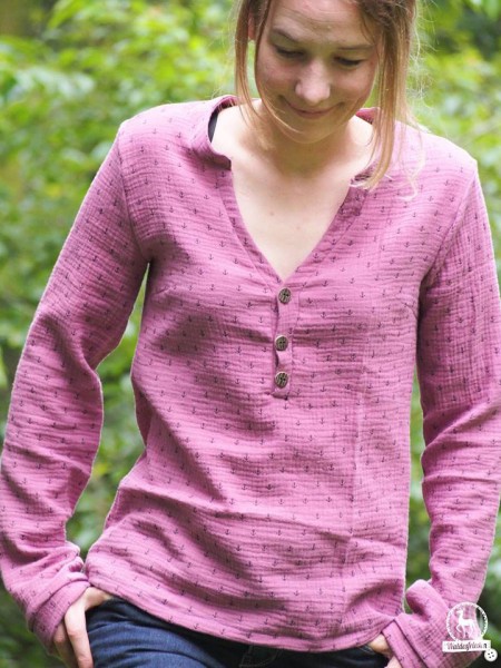 Lady Cassidy, Damentunika aus Webware, Schnittmuster