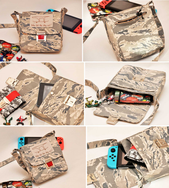 Crossbody Bag "Käthe", Kleine Umhängetasche, Ebook PDF-Schnittmuster