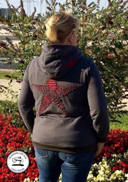 Big Lady Sky, Sweatjacke, Schnittmuster