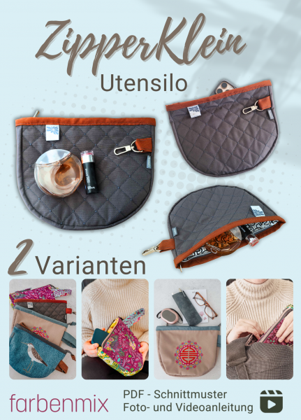 ZipperKlein, Utensilo in zwei Varianten