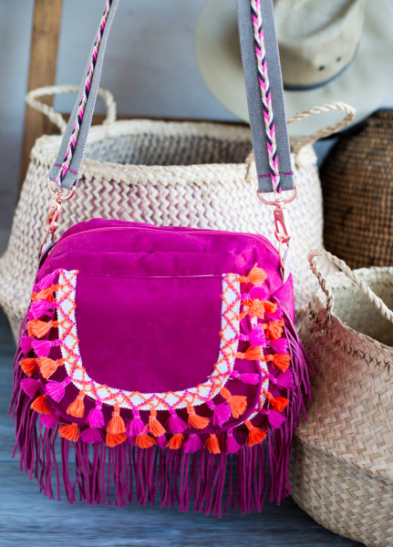 Taschenspieler 4 "AlltagsHeldin" Umhängetasche im Hippielook