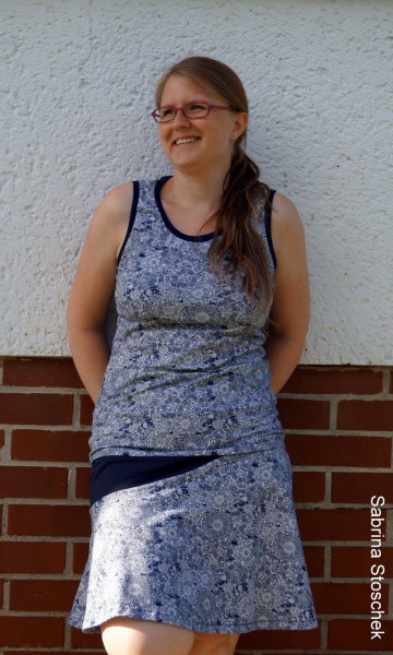 Lady Kenya, Damen-Jerseyrock, Schnittmuster