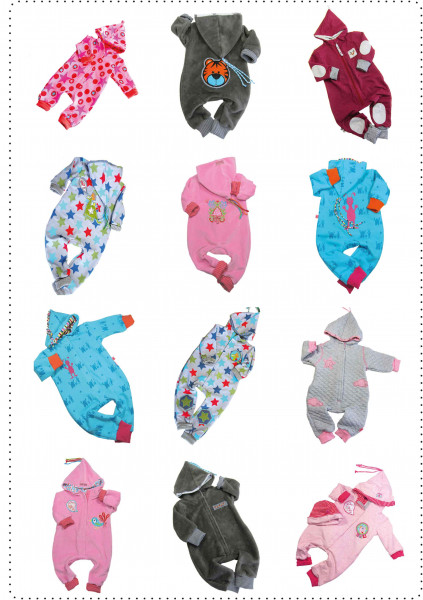 Babyoverall nähen - Schnittmuster Tommi mit Nähanleitung