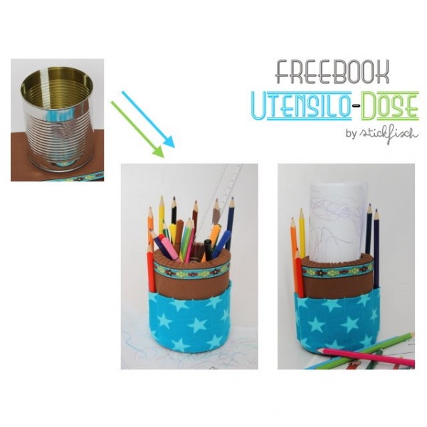 Nähanleitung Utensilo Dose