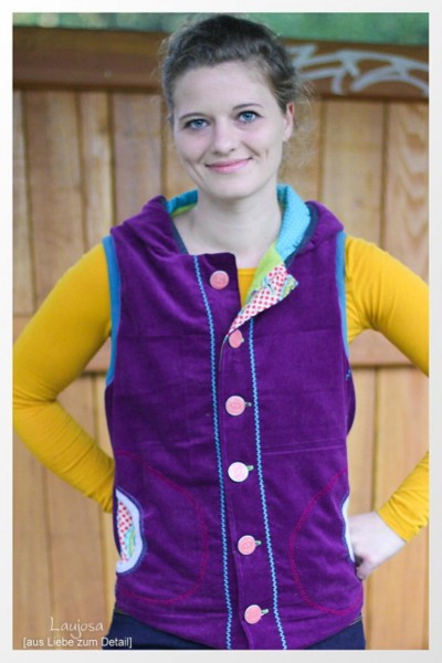 Schnittmuster Damenweste Frau Viktoria