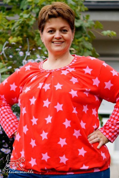 Big Lady Leana, Plus-Size-Damenshirt, Schnittmuster