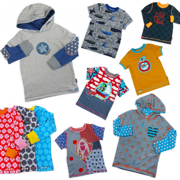 Ebook Schnittmuster Skatershirt "Xater" von Jolijou / Farbenmix