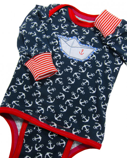 Babybody Schnittmuster "MiniBasics" Farbenmix Zwergenverpackung