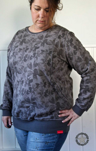 Basic-Sweatshirt Schnittmuster in Plus-Size-Größen