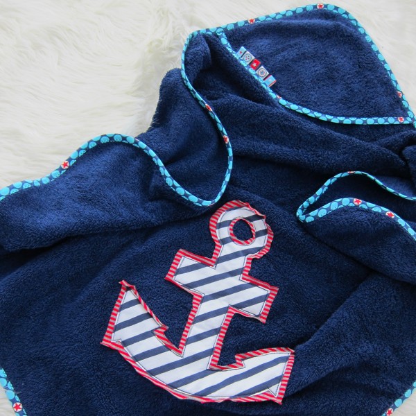 Badehandtuch mit Kapuze nähen