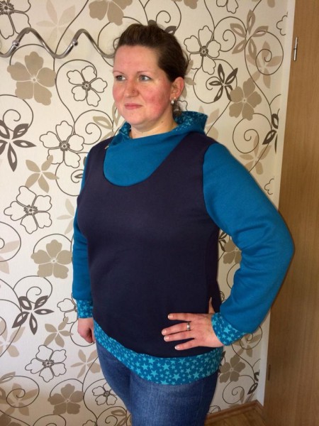 Big Lady Serena, Damenhoodie, Schnittmuster