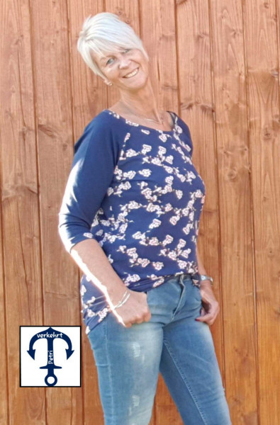 Lady Mary, Damen-Raglanshirt und Pulli, Schnittmuster