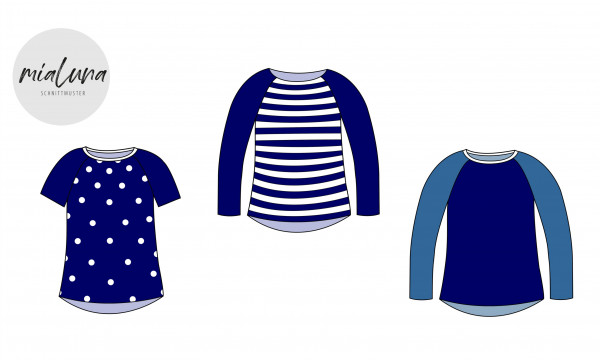 Big Lady Mary, Plus-Size-Raglanshirt - Pulli, Schnittmuster