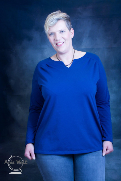 Damen Shirtbluse "Luna XL" Plus-Size-Schnittmuster farbenmix