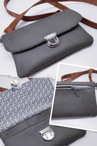 Clutch Tasche Gisi, kleine Handtasche, Ebook