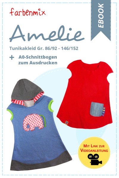 Tunikakleid "Amelie" Download Schnittmuster