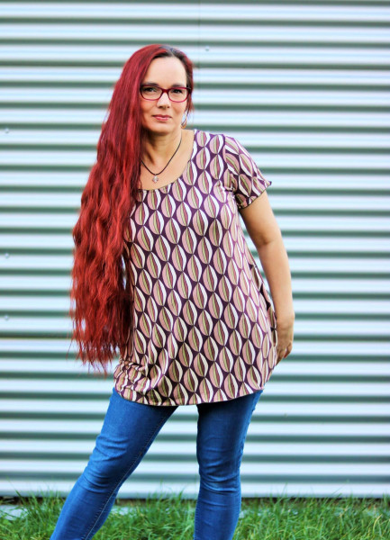 Lady Fleur, Damenshirt, miaLuna Schnittmuster