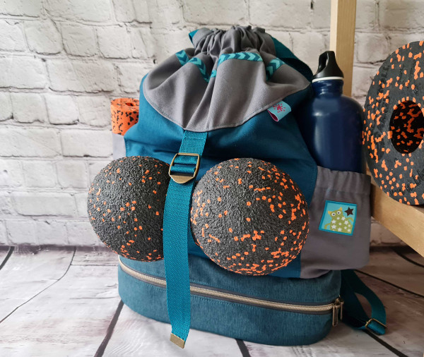 Sportrucksack mit viel Stauraum farbenmix Ebook zum selber nähen