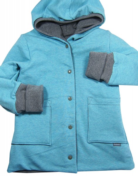 Schnittmuster Sweatmantel farbenmix