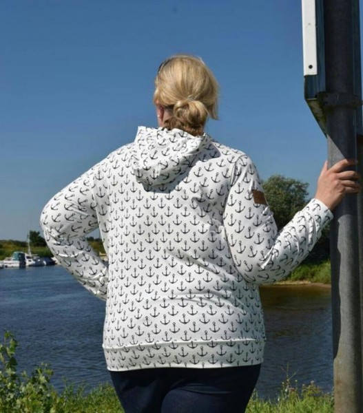 Big Lady Sky, Sweatjacke, Schnittmuster