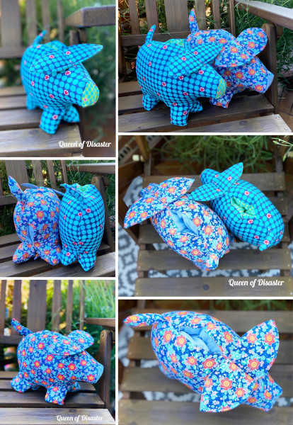 Schweinchen Eierwärmer und Kuscheltier, Schnittmuster Peggy von heidewitzka