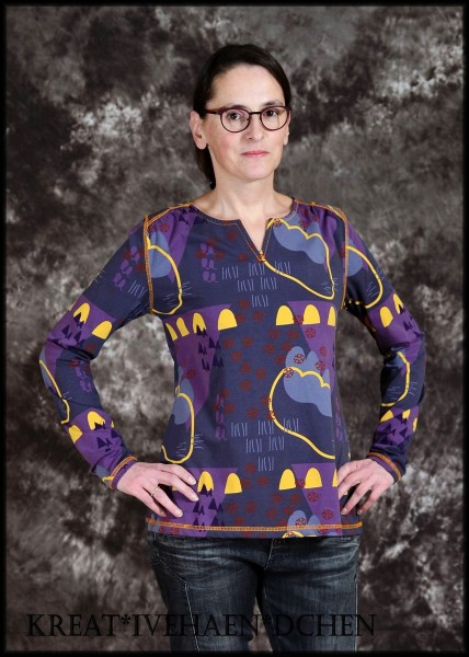Luna, Damen-Passenshirt, Schnittmuster
