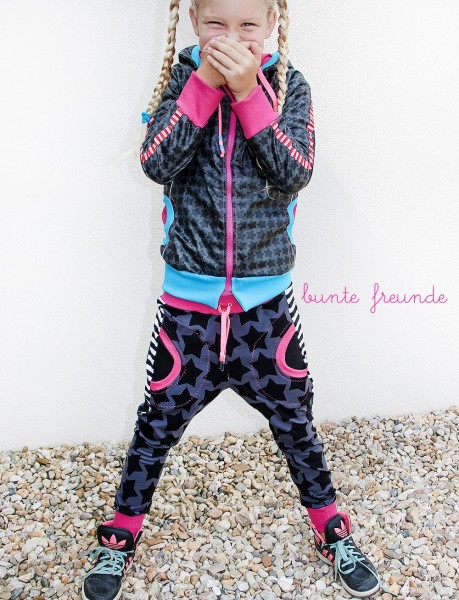 Coole Sweathose für Kids selber nähen - Donna von Glitzerblume