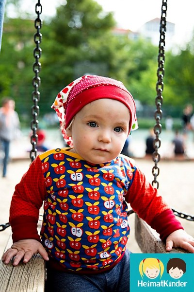 Babyshirt mit U-Bootausschnitt nähen - Ebook/Papierschnitt "Little MMariella" von Mialuna.