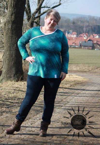 Big Lady Zeena, Plus-Size-Damenshirt, Schnittmuster