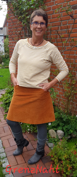 Lady Mary, Damen-Raglanshirt und Pulli, Schnittmuster