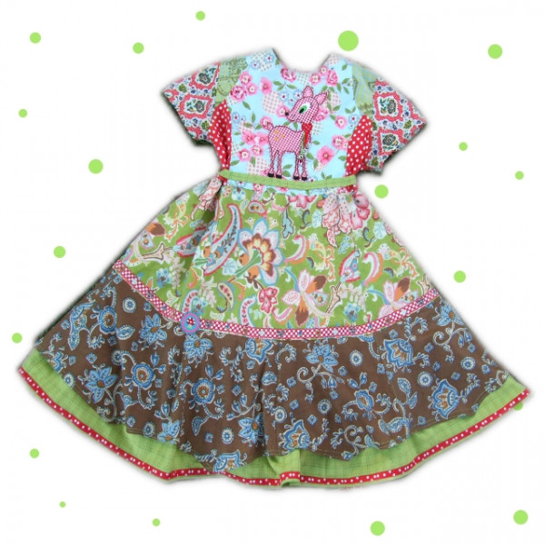 Rachel, Volantkleid, Schnittmuster