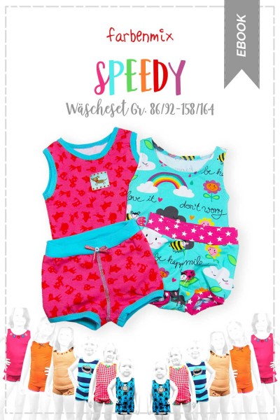 Nähanleitung Unterwäscheset "Speedy" für Kids
