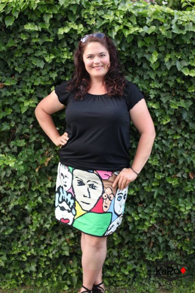 Big Lady SHAY, Plus-Size-Damenrock, Schnittmuster