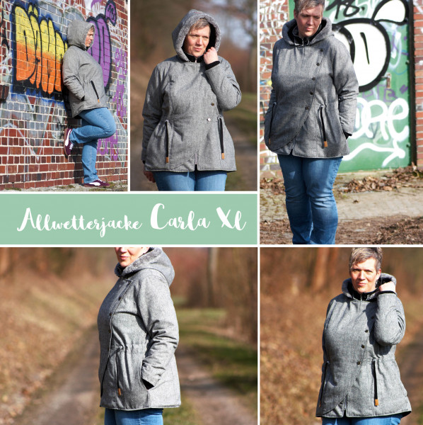 Ebook Schnittmuster Damenjacke Carla XL