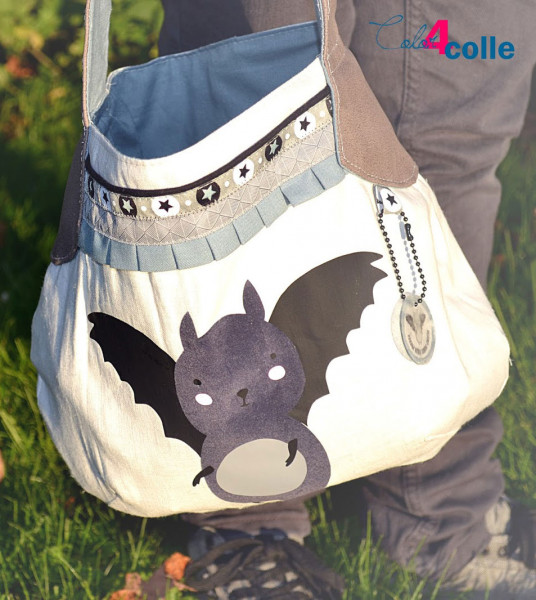 Nähanleitung Beuteltasche zum Wenden mit Schnittmuster zum Ausdrucken