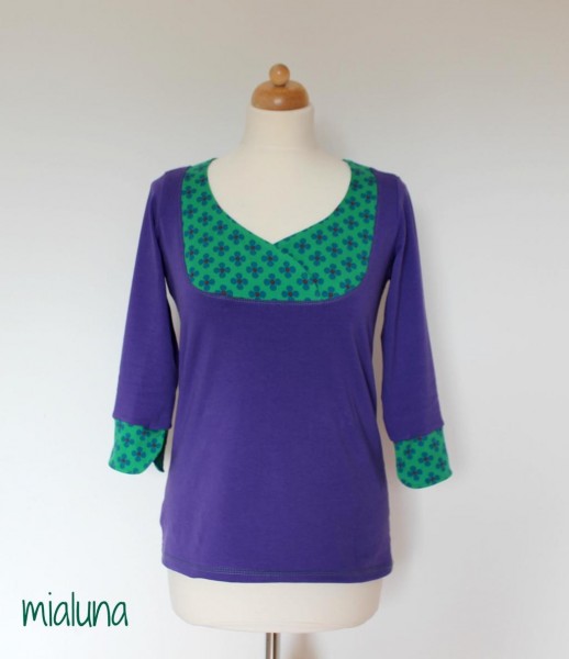 Lady Carolyn, Damenshirt mit Einsatz, Schnittmuster