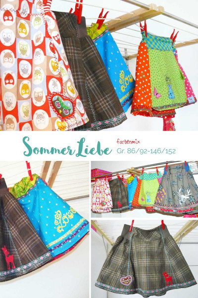 Schnittmuster schnell genähter Rock aus Jersey oder Webware