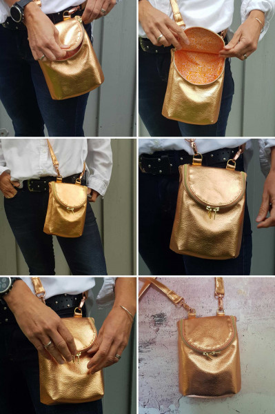 PDF Schnittmuster Umhängetasche Crossbodybag Lise von Puschenhexe