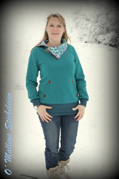 Lady Serena, Damen-Hoodie, Schnittmuster