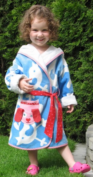 kleinBORKUM, Kinder-Bademantel & süße Waschlappentiere, Papierschnittmuster