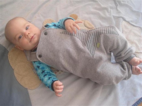 Strampelhose/Trägerhose, Klimperklein, Schnittmuster