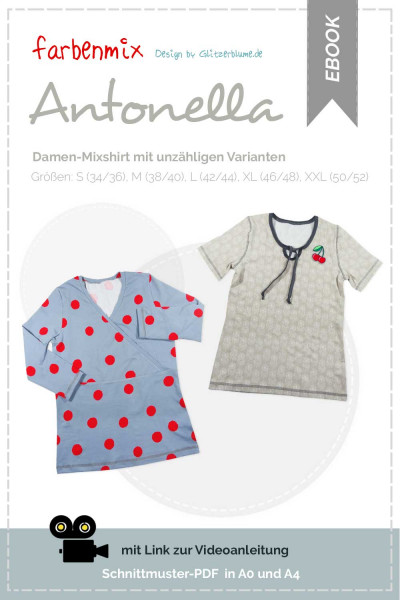 Nähanleitung Damenshirt "Antonella"