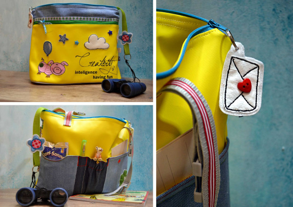 PDF-Schnittmuster Geldbörse mit Fächern und Reißverschluss