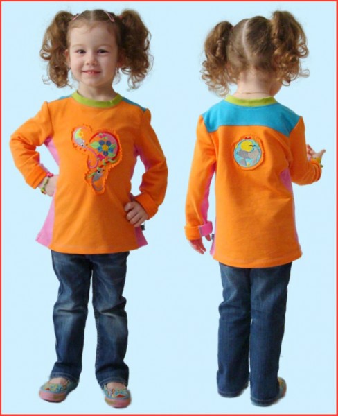 HILDE, Kindershirt, Schnittmuster