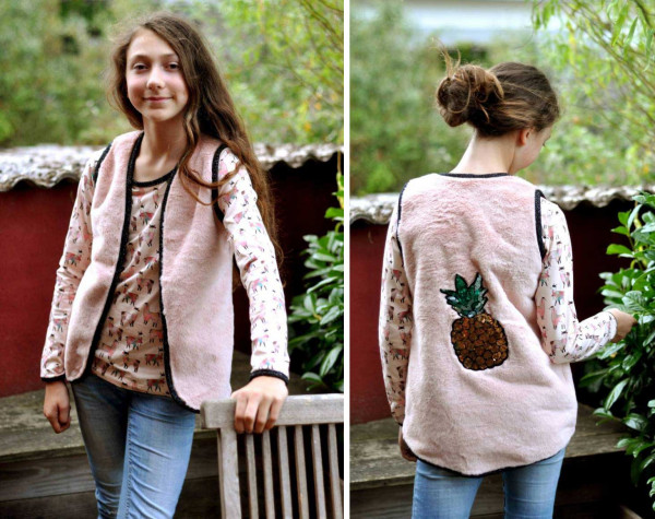 FRIA, Wendeweste, Schnittmuster