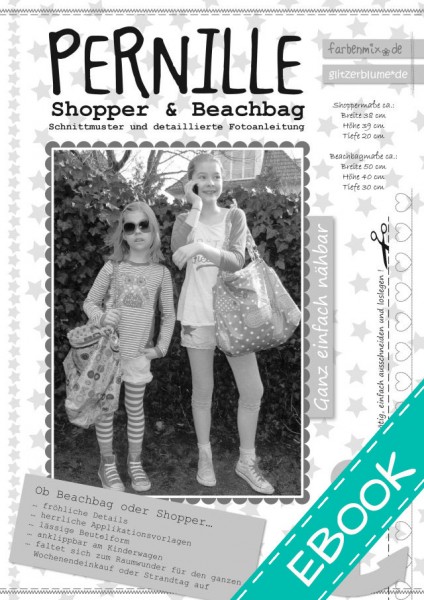 PDF-Schnittmuster Strandtasche "Pernille"