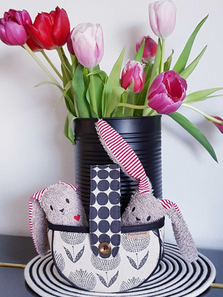 Osterkörbchen Kostenloses Schnittmuster mit Nähanleitung