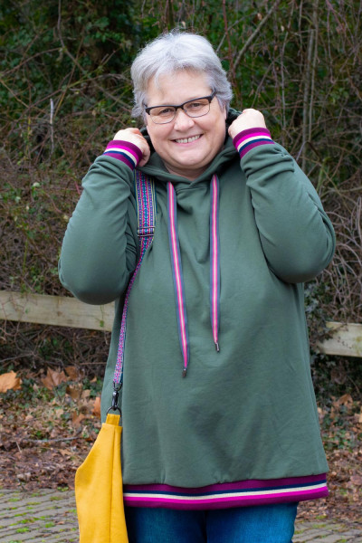 Workbook: Kapuze zum Blusenshirt